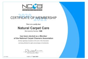 carpet cleaning qualification certificate