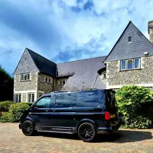 Carpet cleaning van